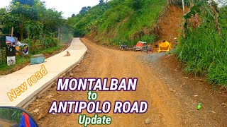 MONTALBAN RIZAL to ANTIPOLO road Update  Philippines [upl. by Thornburg]