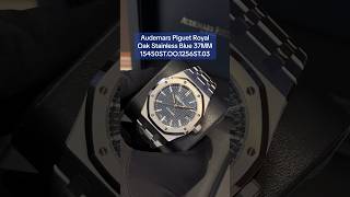 Audemars Piguet Royal Oak Stainless Blue 37MM 15450STOO1256ST03 watchcollector ytshorts [upl. by Yreffej]