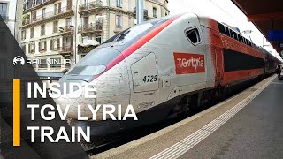 Inside of A HighSpeed Train TGV Lyria  France Trains  Rail Ninja Review [upl. by Ymrej843]