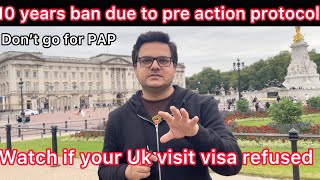 Pre action protocol Uk visit visa  Don’t go for PAP  Important points [upl. by Enilecram]