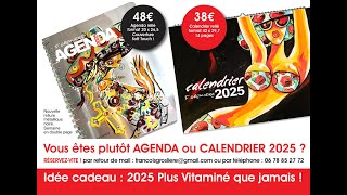 Agenda calendrier F Grosliere 2025 [upl. by Wetzell]