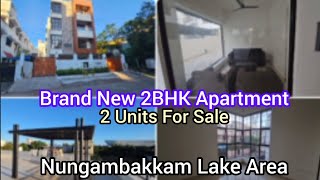 Brand New 2BHK Apartment For Sale  Prime Nungambakkam Lake Area Chennai  2 Units Sale youtube [upl. by Repard]