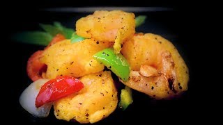 Salt amp Peppered Prawns Chinese Style Cooking Recipe [upl. by Oj76]