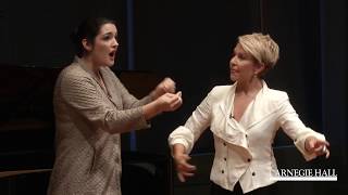 Joyce DiDonato Master Class October 2016 Handel’s “Svegliatevi nel core” from Giulio Cesare [upl. by Lorrin]