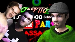 FAN MADE GAME  Jacksepticeye 1 Million Subscriber Youtube Party Massacre [upl. by Light]