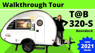 NEW TAB 320S by nuCamp RV  2021 Model  Walkthrough Tour [upl. by Esilenna231]