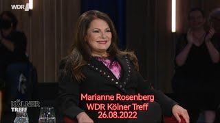 WDR Kölner Treff mit Marianne Rosenberg 26082022 [upl. by Odlopoel518]