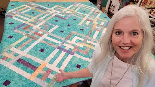 THIS IS SIMPLE FABULOUS quotBAKERS LATTICEquot QUILT [upl. by Warfold]