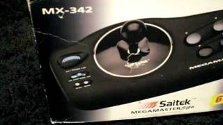 A Saitek megamaster 6 button arcade stick for the Sega Mega Drive [upl. by Yenitsed]