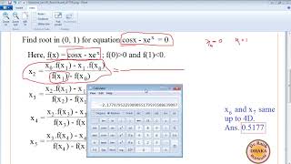 Numerical Analysis Lecture 05 Secant Method [upl. by Rainger]