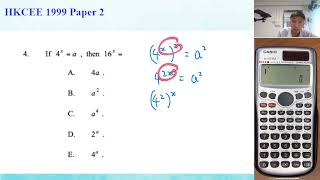 HKCEE 1999 Paper 2 Q4 Indices [upl. by Eipper]