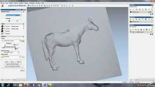 ARTCAM 3D LIGHTS AND MATERIAL USINGG TUTORIAL [upl. by Gibrian]