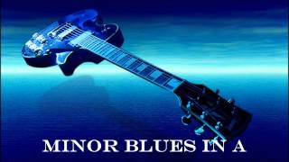 Blues in A minor Backing Track [upl. by Perloff641]