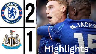 Chelsea vs Newcastle UnitedCole Palmers Crucial Goal Lifts Chelsea into Top Four  Highlights ⚽🔵 [upl. by Onairotciv]