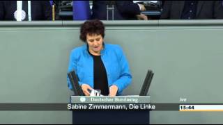 Sabine Zimmermann DIE LINKE Bund muss gegen Tarifflucht bei der Post Stellung beziehen [upl. by Hareemas567]