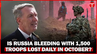 Russias Worst Month of Casualties UK Defence Chief Reveals Shocking Stats [upl. by Libb]