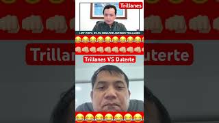 Trillanes vs Duterte naman ngayon😂 ano po Ang masasabi ninyo😂😂😂 viral duterte marcos shorts [upl. by Ttergram563]