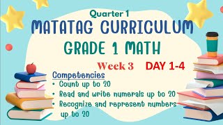 Math Week 3 Day 14 MATATAG CURRICULUM Numbers 120 [upl. by Ardnuahs698]