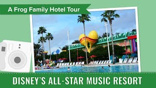 Disneys AllStar Music Resort Tour an Undercover Tourist Photo Album [upl. by Kemppe320]