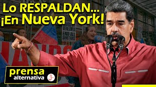 INESPERADO Plantón a favor de Maduro en EEUU [upl. by Kral28]