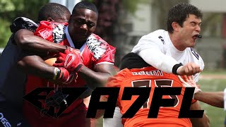 Top 100 Plays of The Decade  A7FL No Pads Tackle Football Highlights [upl. by Iohk]