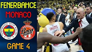 Fenerbahce  Monaco  After game conflict  Euroleague 202324 [upl. by Mercer]