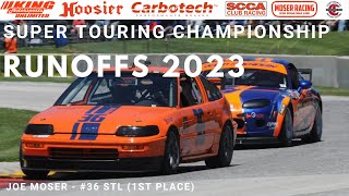 2023 SCCA Runoffs  VIR  J Moser 36 STL  STL Championship [upl. by Elenaj]