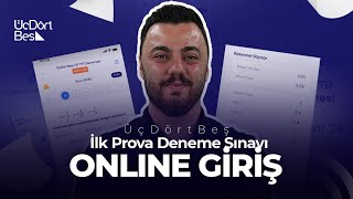 ÜçDörtBeş Yayınları Türkiye Geneli Deneme Sınavına Online Giriş Anlatımı  Kasım 2024 [upl. by Ednalrim]