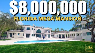 Inside a 8000000 FLORIDA MEGA MANSION  Luxury Home Tour  Peter J Ancona [upl. by Anaz]