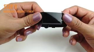 Skinomi  Fitbit Charge 3 Screen Protector Installation Video [upl. by Nnairahs]