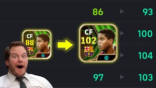 Free EPIC Booster P Kluivert Best Training Guide 🥶  FC Barcelona Tridente Pack 🔥 eFootball 2025 [upl. by Xavier]