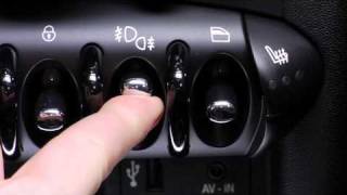 MINI Idio 2011 MINI Hardtop Convertible and Clubman  Foglight Switch [upl. by Nonrev]