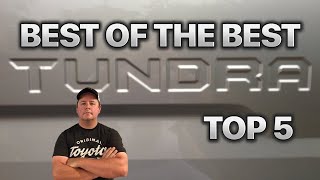 Toyota Tundra Top 5 Of All Time [upl. by Asilim]