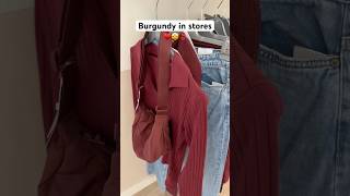 In unseren Filialen und online ist die Trendfarbe Burgundy nicht mehr wegzudenken wir lieben es 😍 [upl. by Naitsirhc]