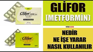 quotGLİFOR Tablet Metformin Nedir Ne İşe Yarar Nasıl Kullanılır sağlık tip2diyabet [upl. by Pelletier618]