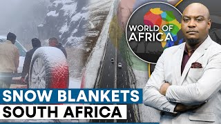 South Africa Reopens Roads After Severe Snowstorm Disruptions  World of Africa  WION [upl. by Haroun122]