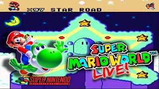 Zerando o Caminho das Estrelas SUPER MARIO WORLD  Parte 1  Super Nintendo [upl. by Heinrick182]