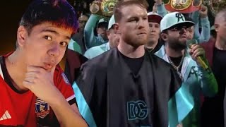 🇨🇱 REACCIÓN a LA ENTRADA DE CANELO ALVAREZ CON LUIS R CONRIQUEZ [upl. by Enniotna727]