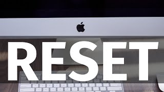 How to Reset iMac  Reset iMac to Factory Settings [upl. by Aramanta]