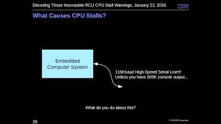 Decoding Those Inscrutable RCU CPU Stall Warnings [upl. by Percival]