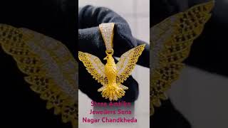 New Design Eagle Shape Pendent In Gold Weight 15 gms only Totally 916 HM AMBIKA JEWELLERS [upl. by Llerrem]