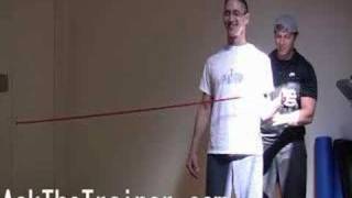 Resistance Tube External Rotation  Rotator Cuff Exercises [upl. by Hippel907]