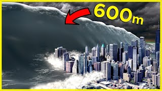 🌊 The biggest TSUNAMIS in History 🌊 3D Comparison [upl. by Vil]