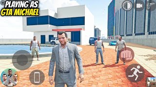 Playing As Gta 5 Michael In Indian Bike Driving 3d [upl. by Kanter]