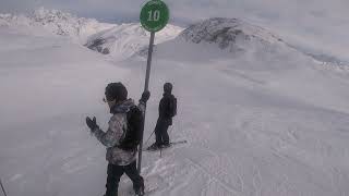 Tignes  Val dIsère  Dag 1  14 Offpiste  Groene piste Génépy [upl. by Lise]