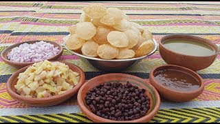 Golgappa Recipe  Pani Puri Recipe  How To Make Pani Puri At Home  Village Food Secrets [upl. by Skier]