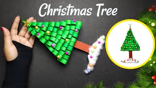 Christmas Tree Wall Hanging  Christmas Tree DIY  Christmas Tree Making with Paper [upl. by Harvey847]