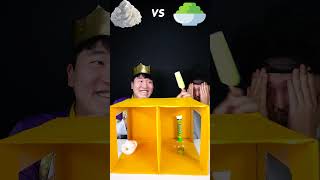 Spice Sauce vs whipping cream  TikTok Funny ice cream Mukbang  HUBA shorts [upl. by Ohara870]