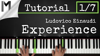 Experience  Ludovico Einaudi  Full Piano Tutorial Part 17 [upl. by Azarcon724]