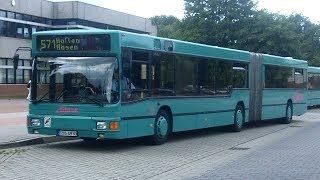 MAN NG 272 Stadtwerke Bielefeld Wagen 726  Airport Bremen Bus  Giese Beverstedt 50 ZF Sound 1993 [upl. by Nyladam]